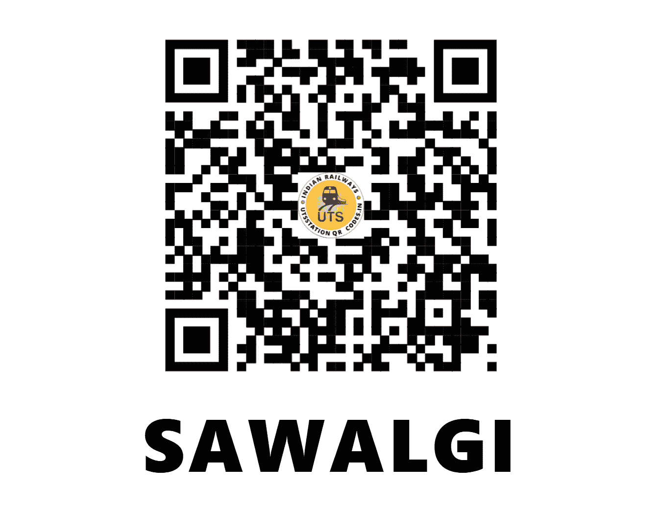 UTS QR Code for SAWALGI - SVG - CR (KARNATAKA)