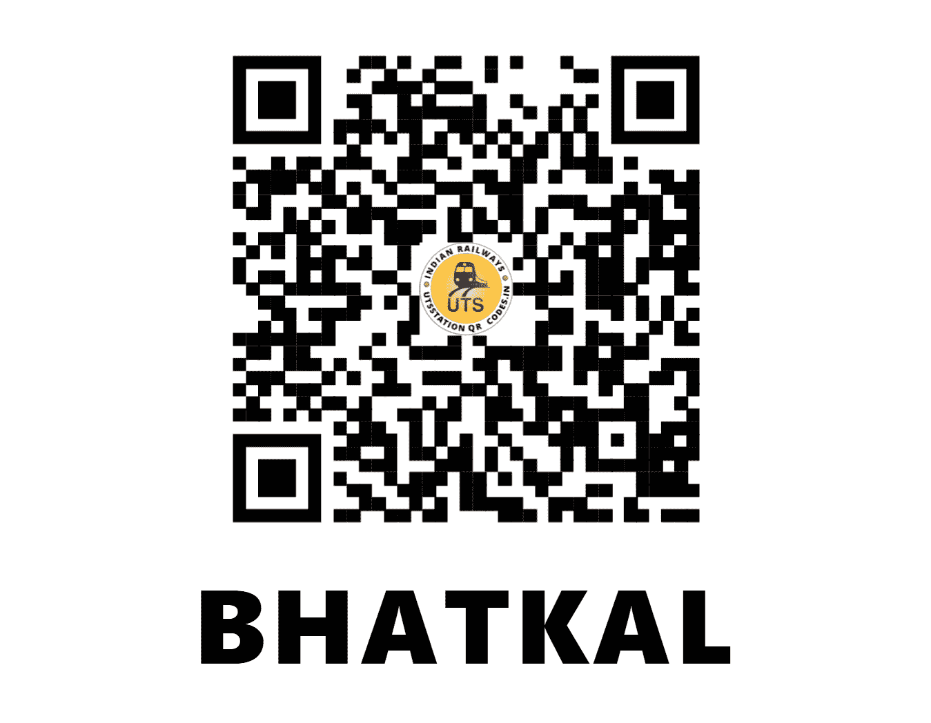 UTS QR Code for BHATKAL - BTJL - KR (KARNATAKA)