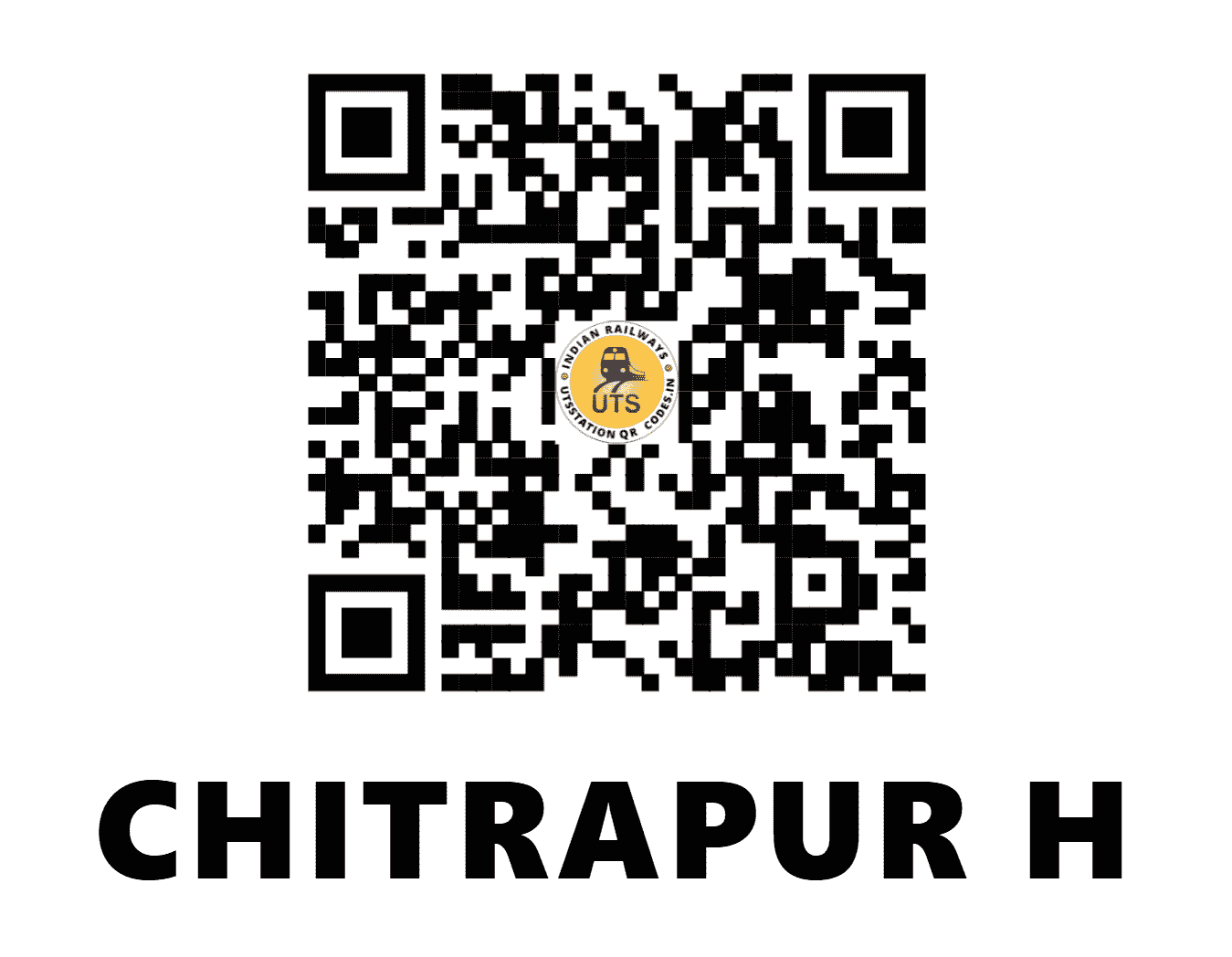 UTS QR Code for CHITRAPUR H - CTTP - KR (KARNATAKA)