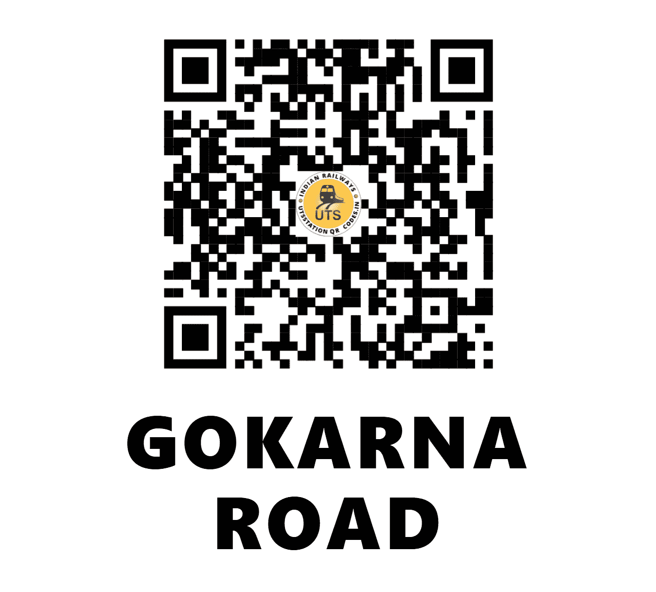 UTS QR Code for GOKARNA ROAD - GOK - KR (KARNATAKA)