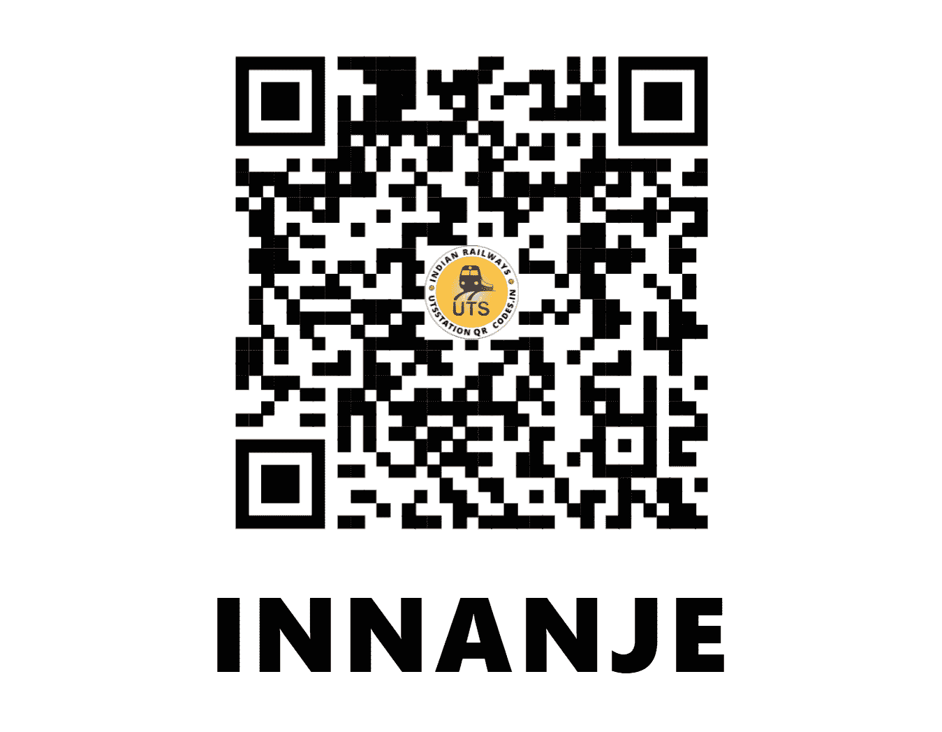 UTS QR Code for INNANJE - INJ - KR (KARNATAKA)
