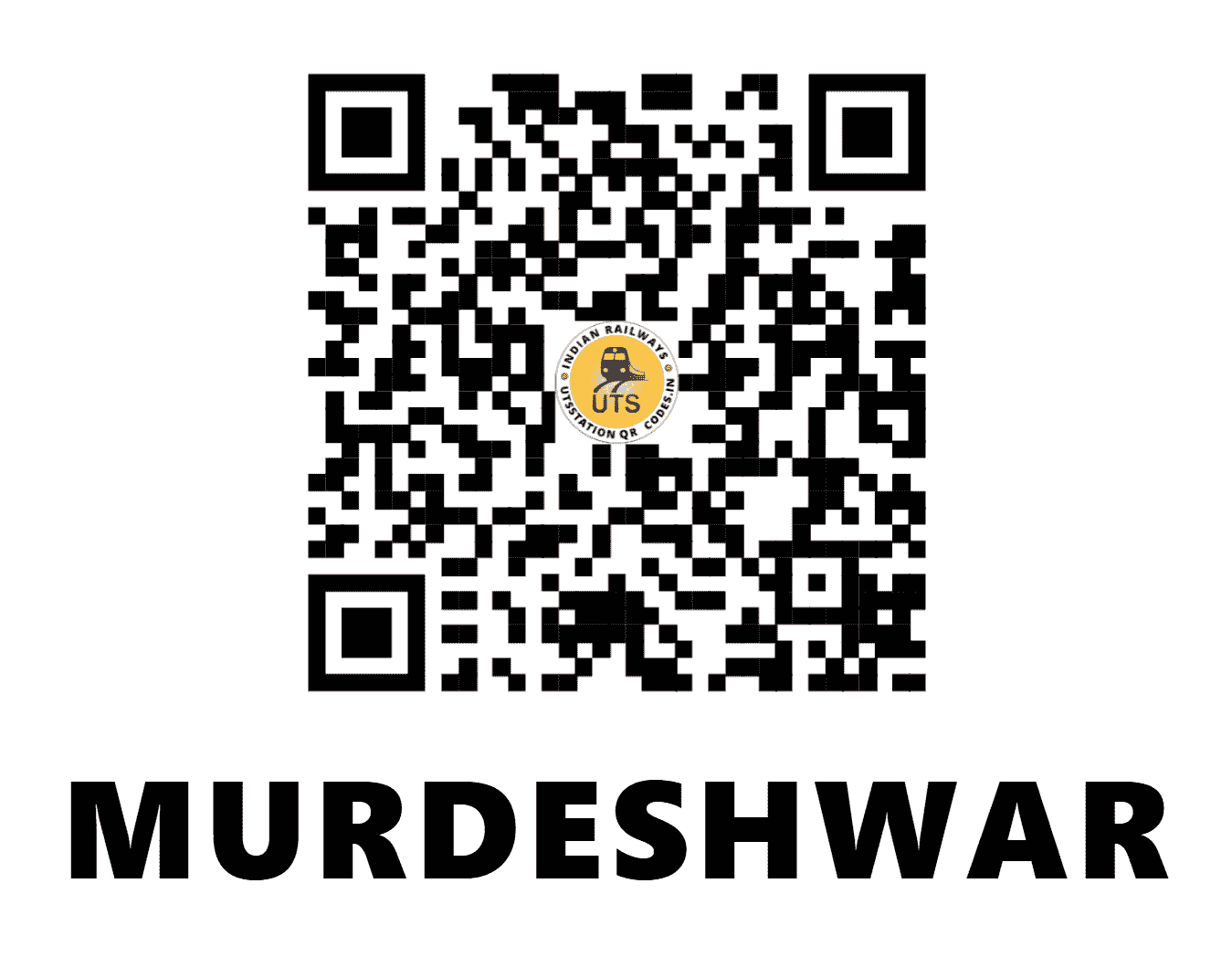 UTS QR Code for MURDESHWAR - MRDW - KR (KARNATAKA)