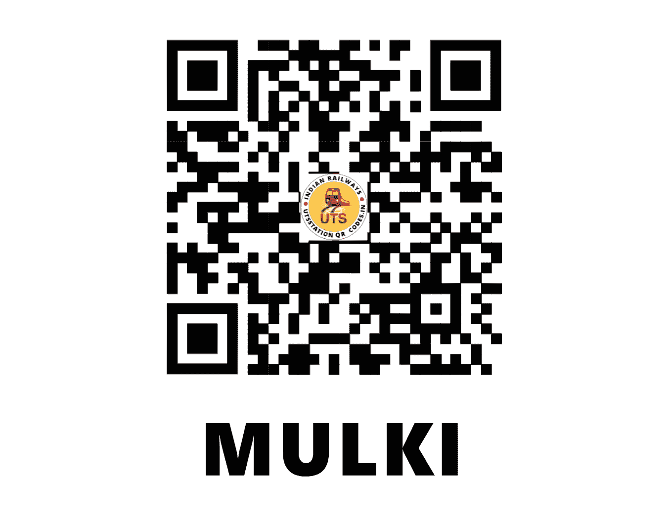 UTS QR Code for MULKI - MULK - KR (KARNATAKA)