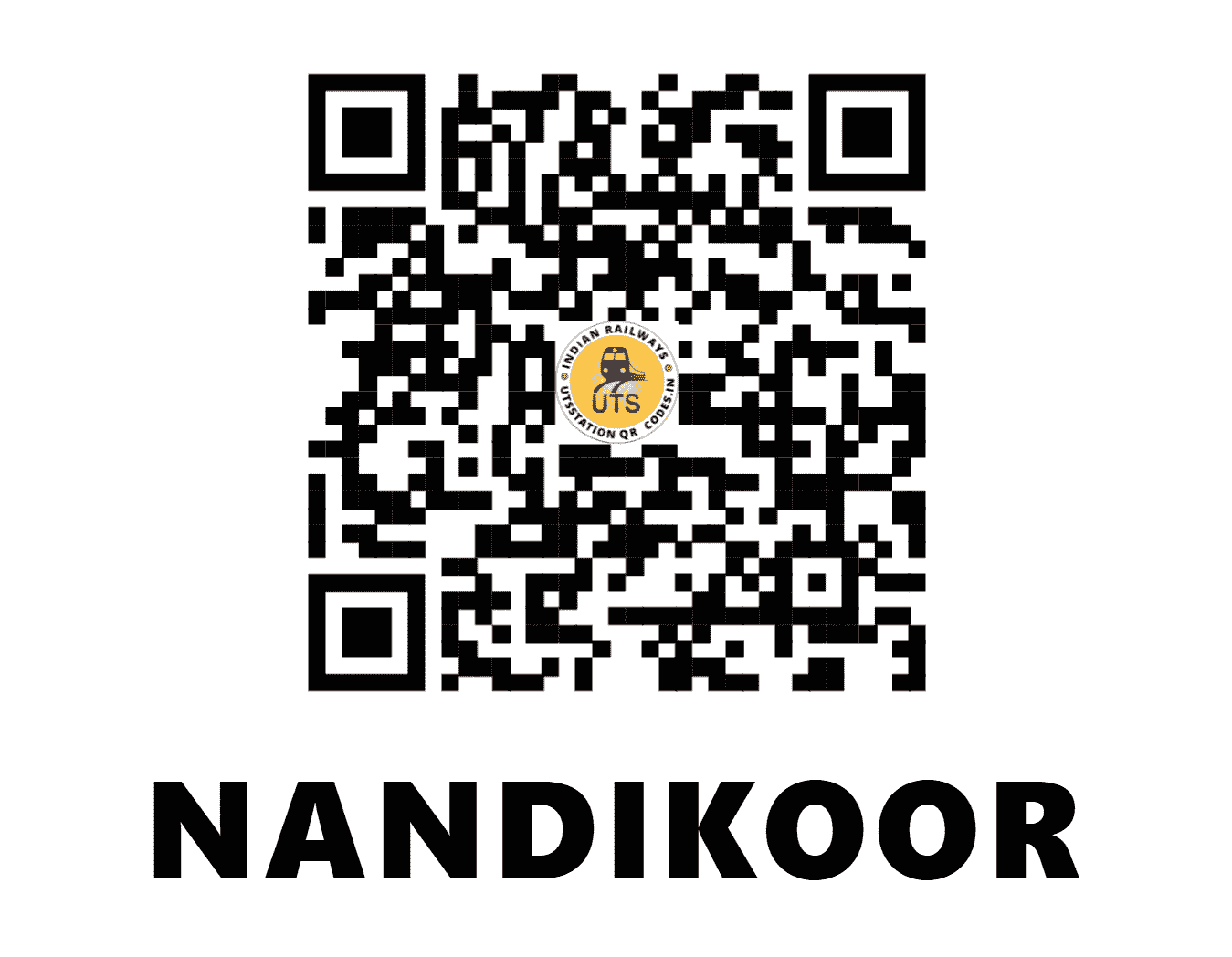 UTS QR Code for NANDIKOOR - NAND - KR (KARNATAKA)