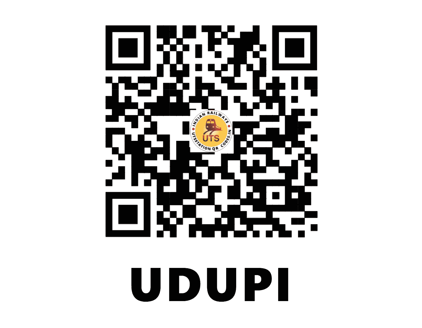UTS QR Code for UDUPI - UD - KR (KARNATAKA)