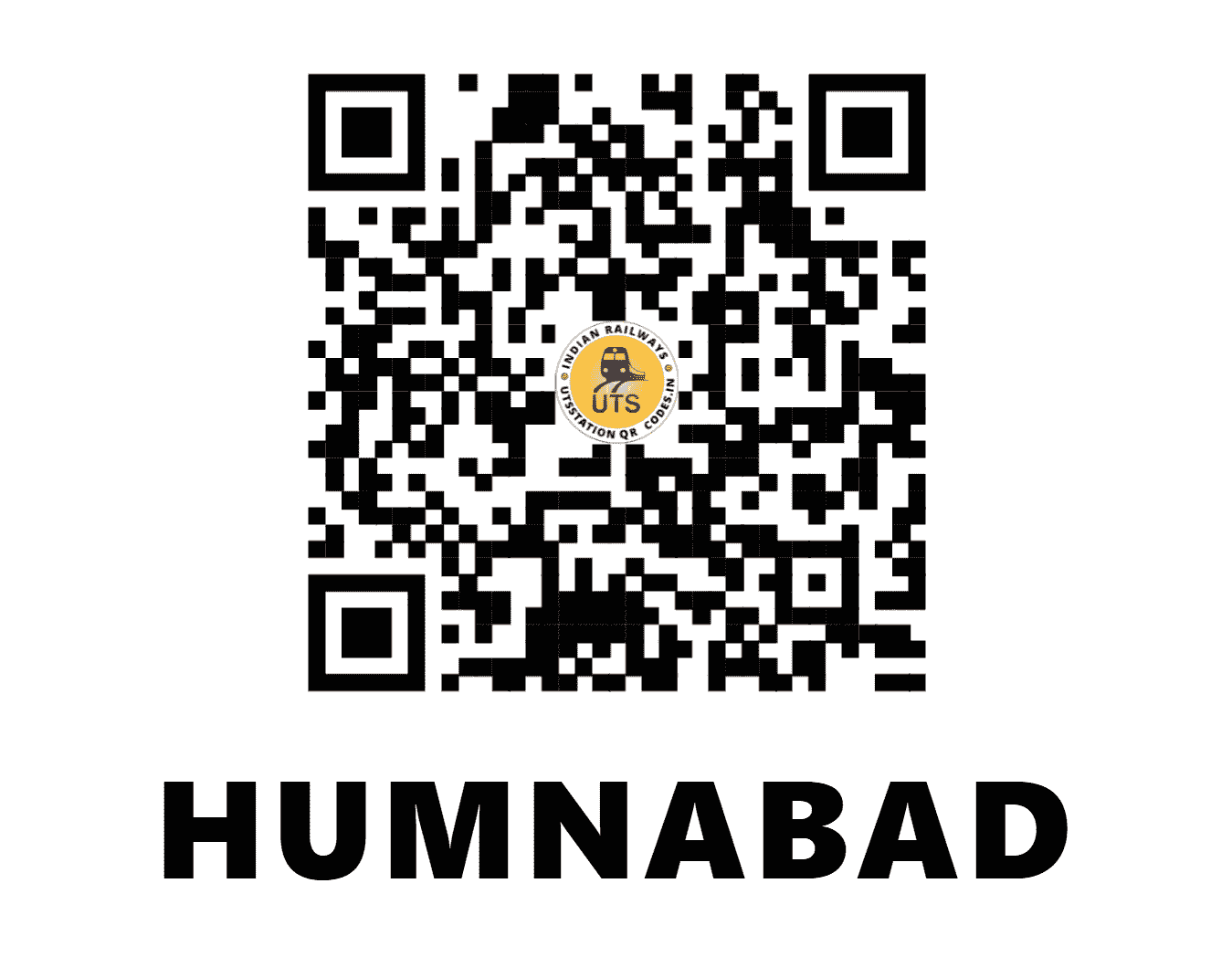 UTS QR Code for HUMNABAD - HMBD - SC (KARNATAKA)
