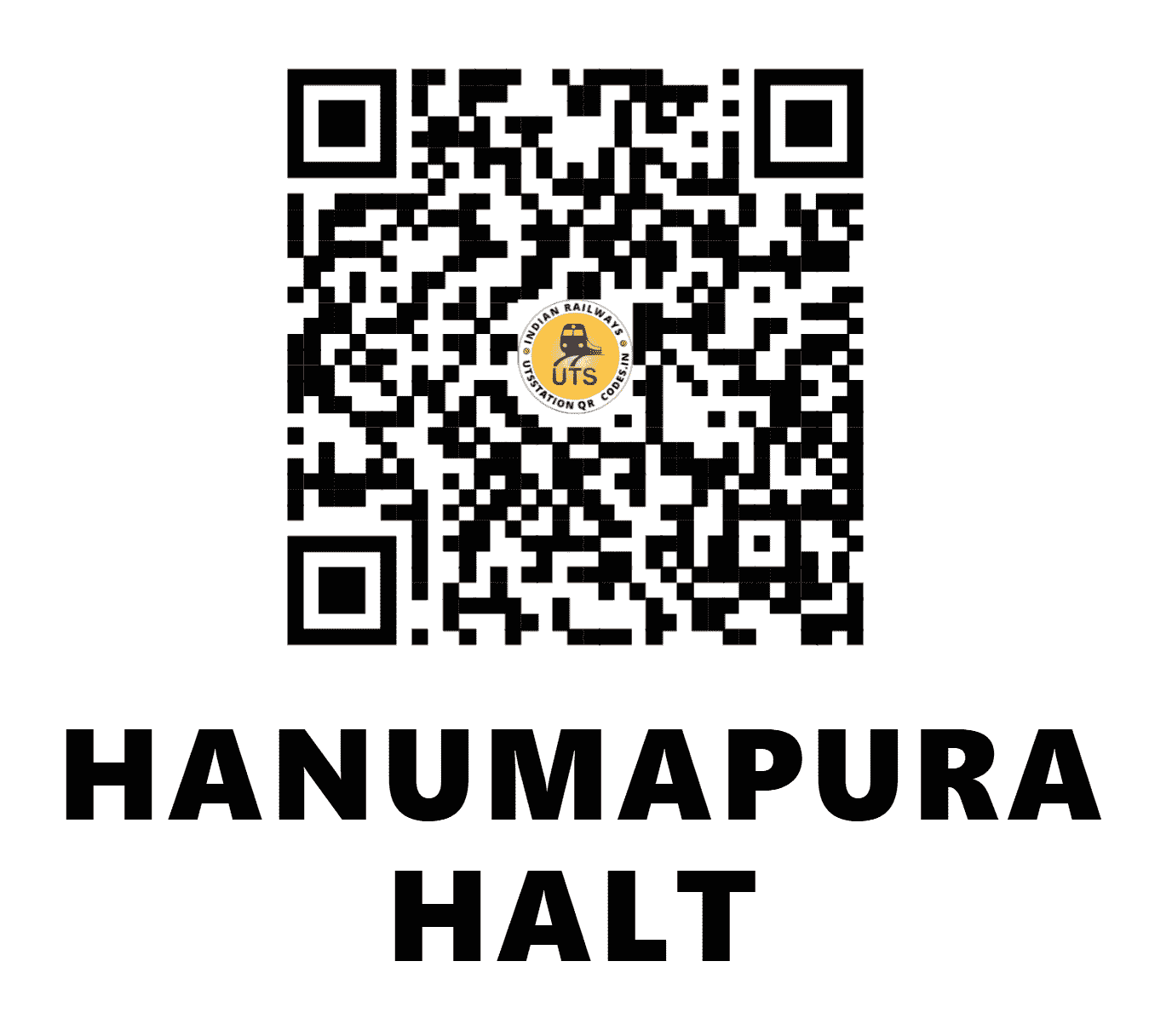 UTS QR Code for HANUMAPURA HALT - HPH - SC (KARNATAKA)