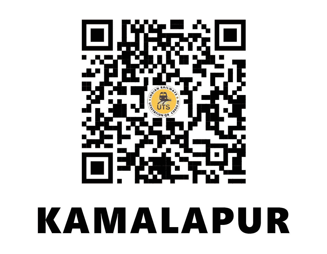 UTS QR Code for KAMALAPUR - KMPU - SC (KARNATAKA)