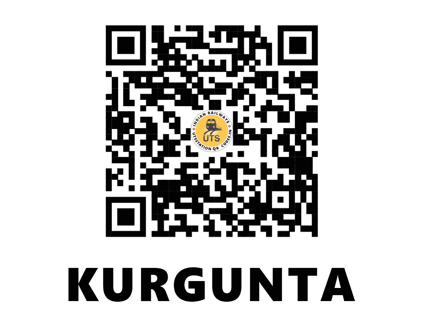 UTS QR Code for KURGUNTA - KQT - SC (KARNATAKA)