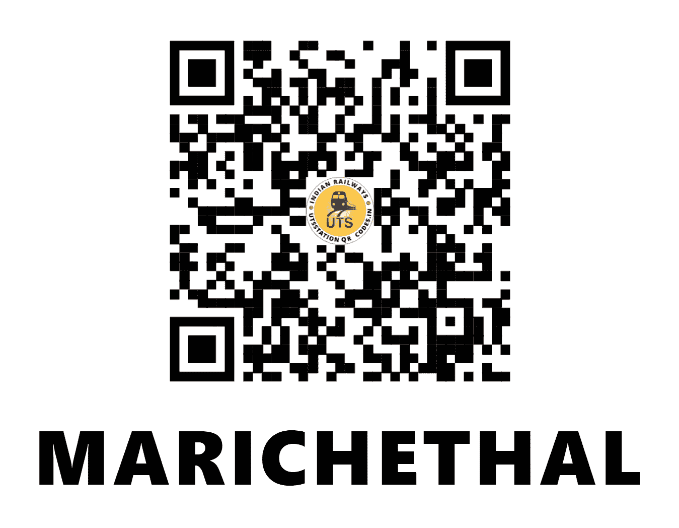UTS QR Code for MARICHETHAL - MRC - SC (KARNATAKA)