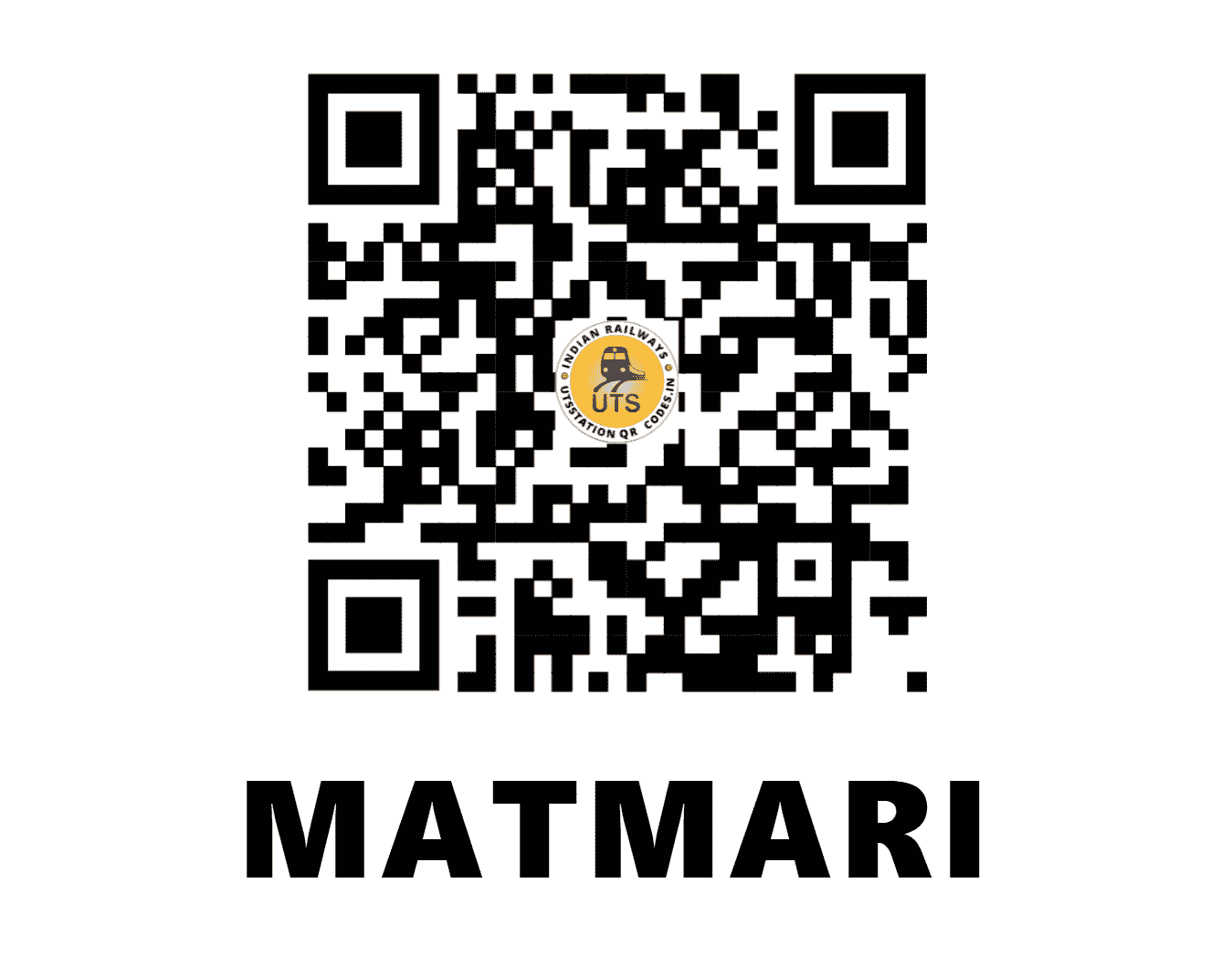 UTS QR Code for MATMARI - MTU - SC (KARNATAKA)