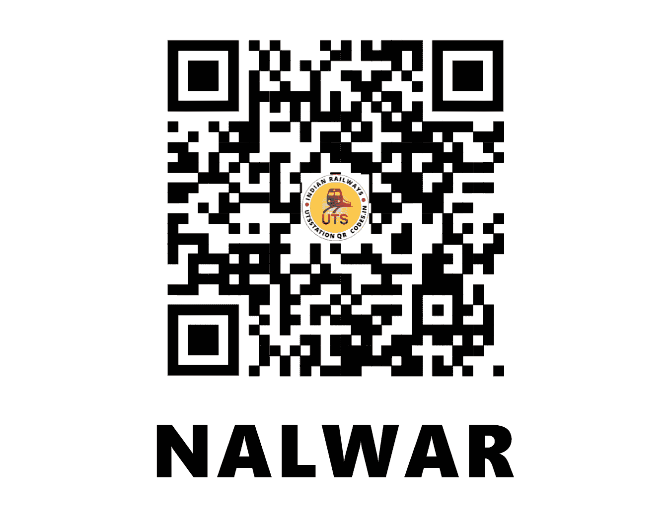 UTS QR Code for NALWAR - NW - SC (KARNATAKA)
