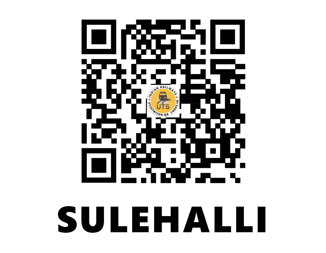 UTS QR Code for SULEHALLI - SUH - SC (KARNATAKA)