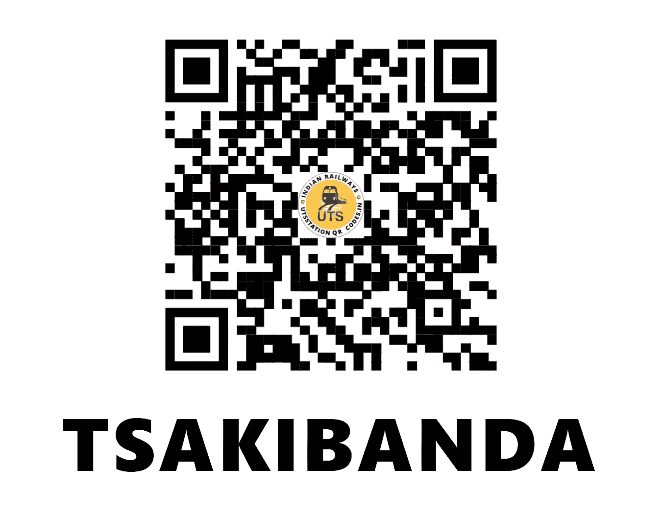 UTS QR Code for TSAKIBANDA - TKBN - SC (KARNATAKA)