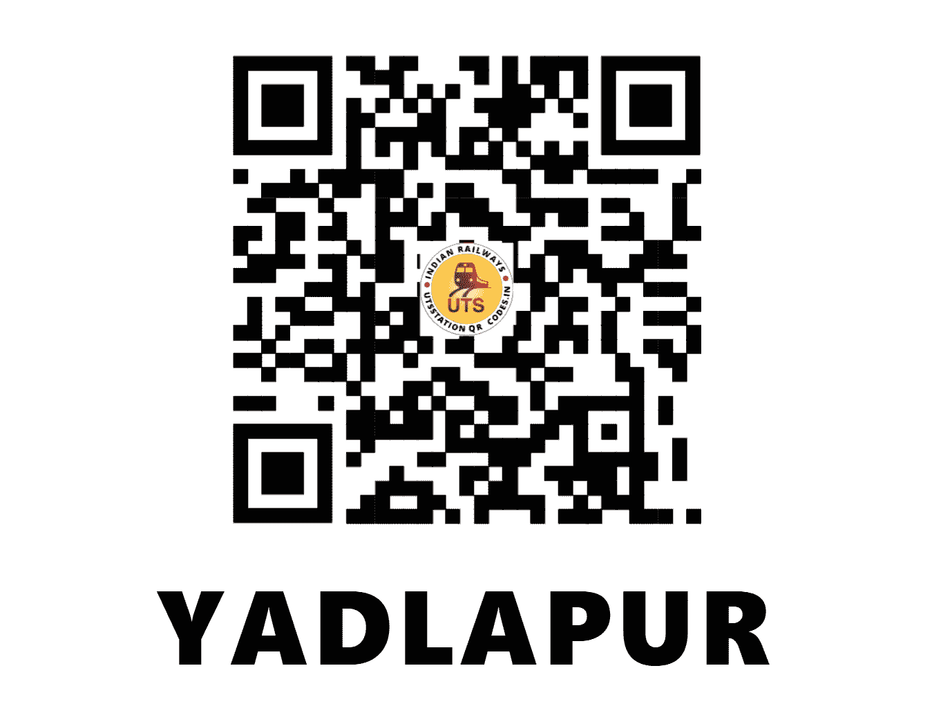 UTS QR Code for YADLAPUR - YDLP - SC (KARNATAKA)