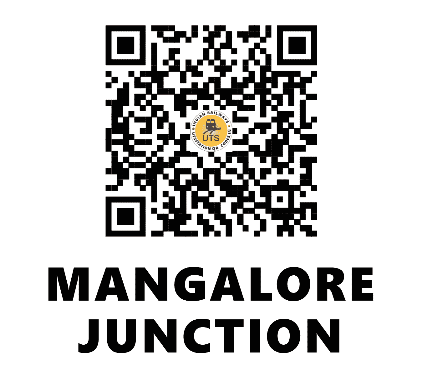 UTS QR Code for MANGALORE JUNCTION - MAJN - SR (KARNATAKA)