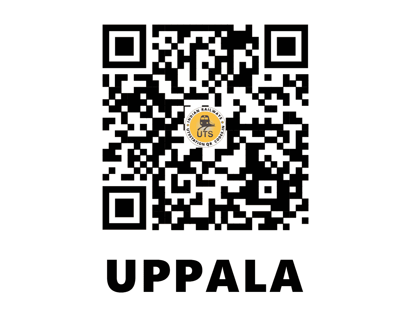 UTS QR Code for UPPALA - UAA - SR (KARNATAKA)