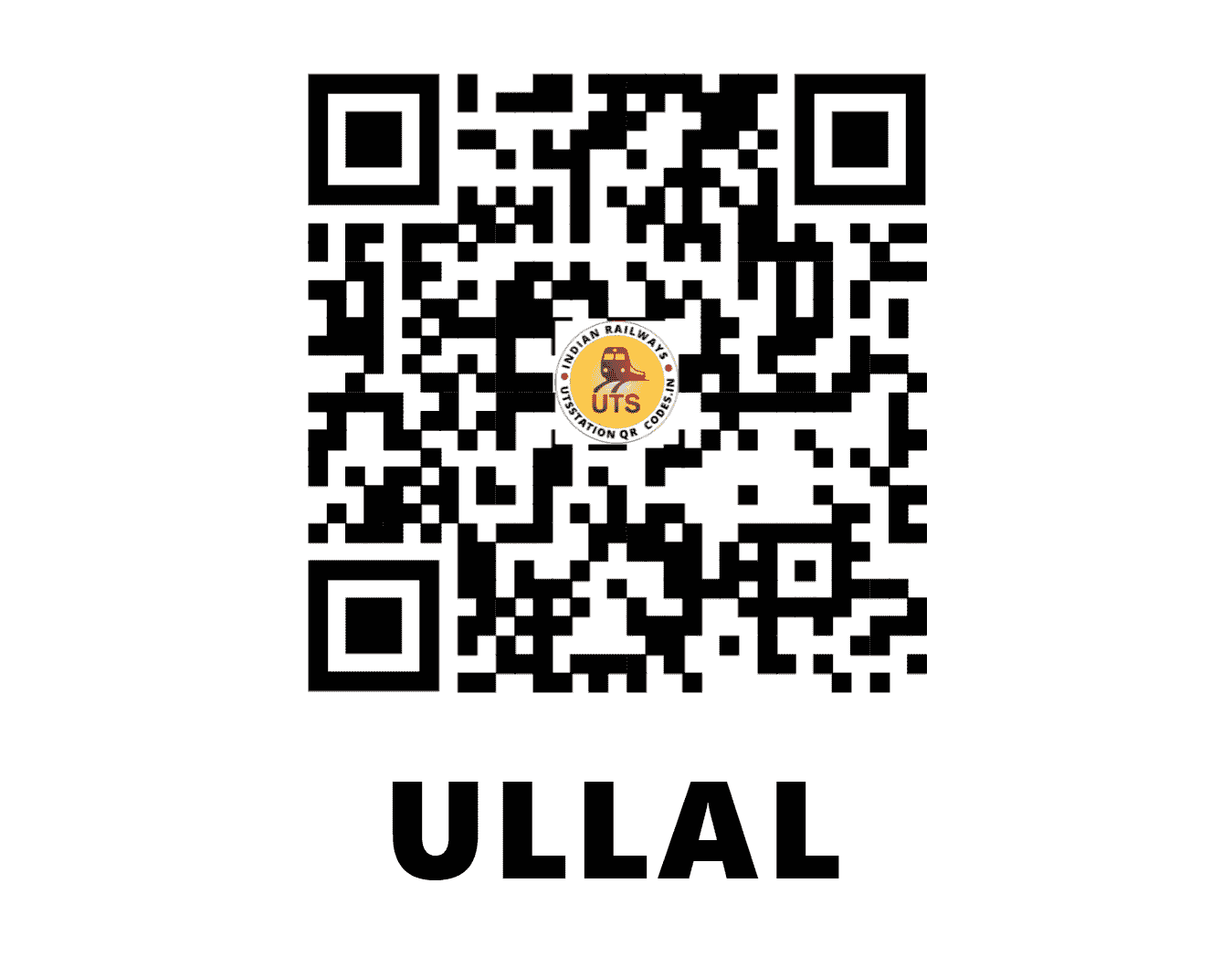 UTS QR Code for ULLAL - ULL - SR (KARNATAKA)