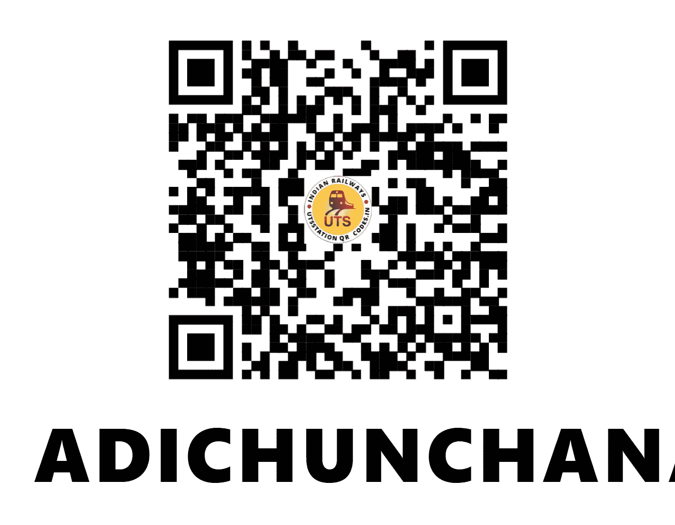 UTS QR Code for ADICHUNCHANAGIRI - ACCI - SW (KARNATAKA)