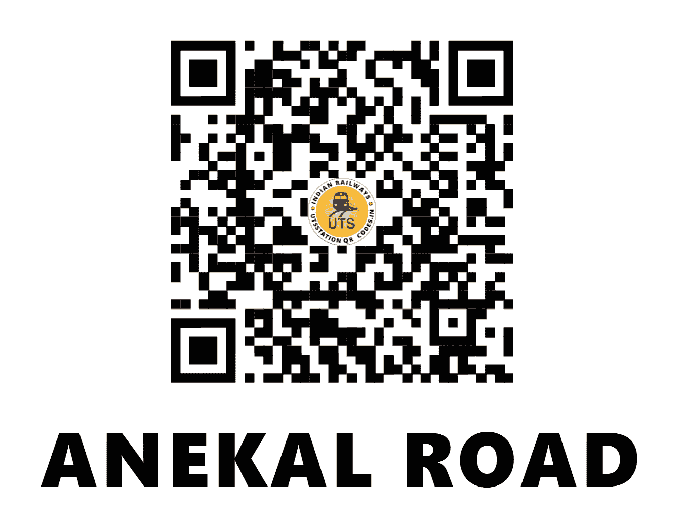 UTS QR Code for ANEKAL ROAD - AEK - SW (KARNATAKA)