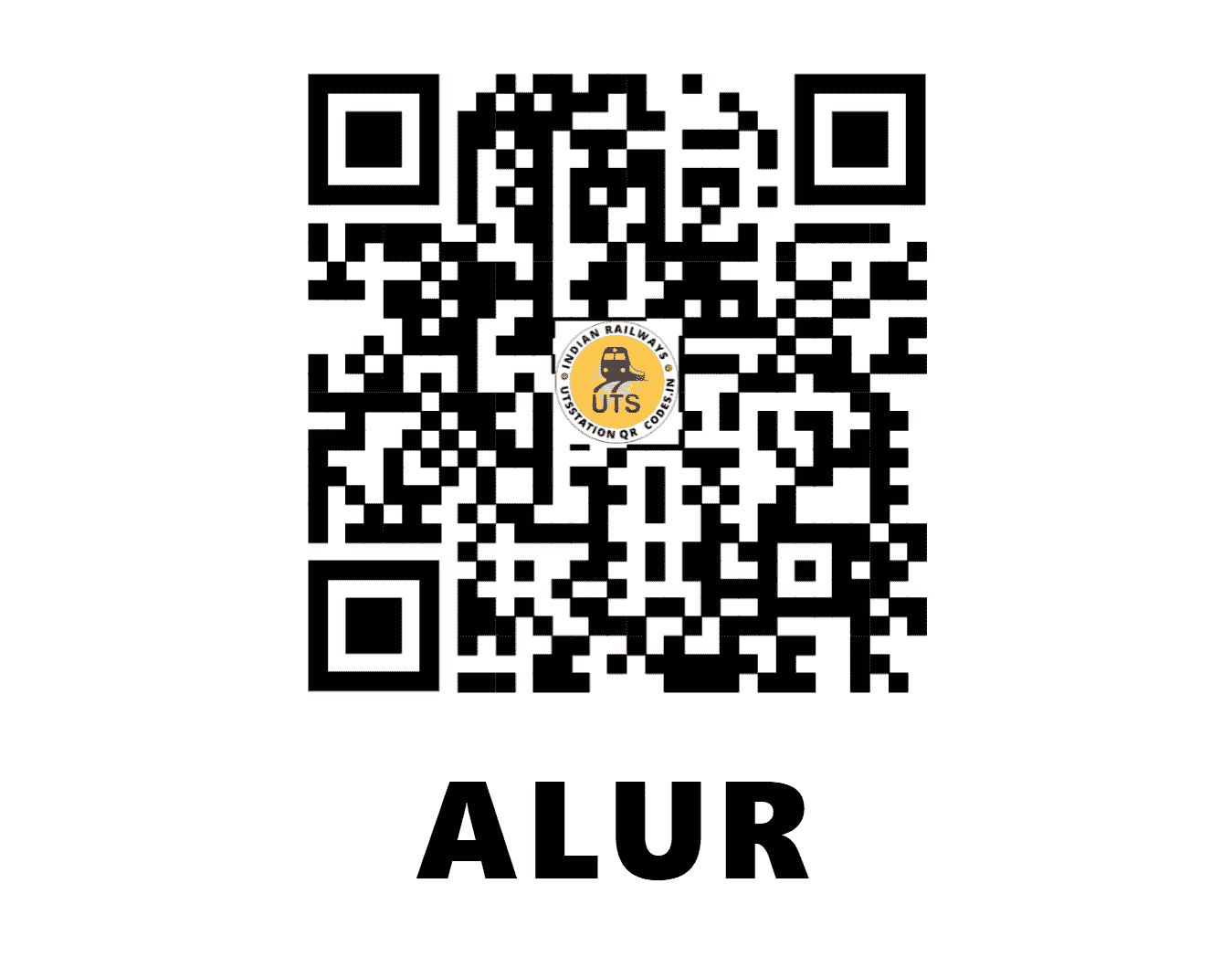 UTS QR Code for ALUR - ALUR - SW (KARNATAKA)