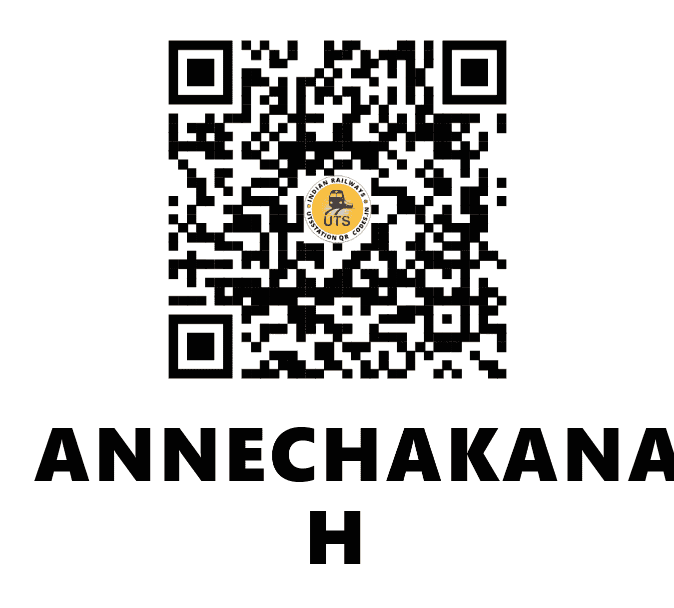 UTS QR Code for ANNECHAKANAHALLI H - ANC - SW (KARNATAKA)