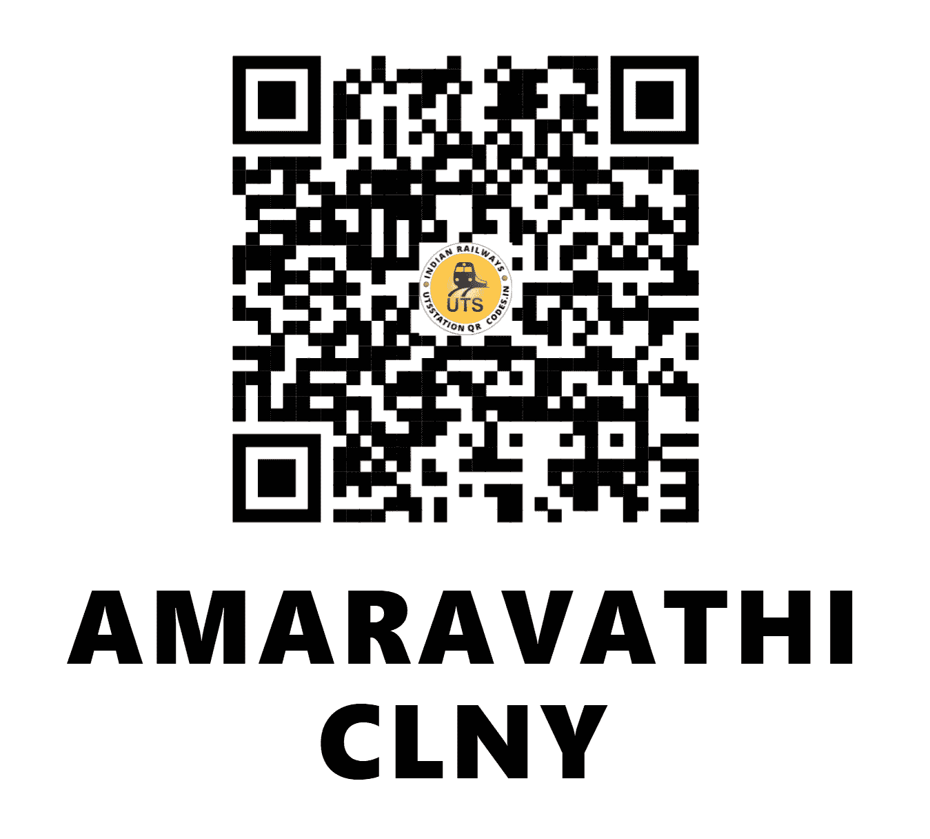 UTS QR Code for AMARAVATHI CLNY - AVC - SW (KARNATAKA)