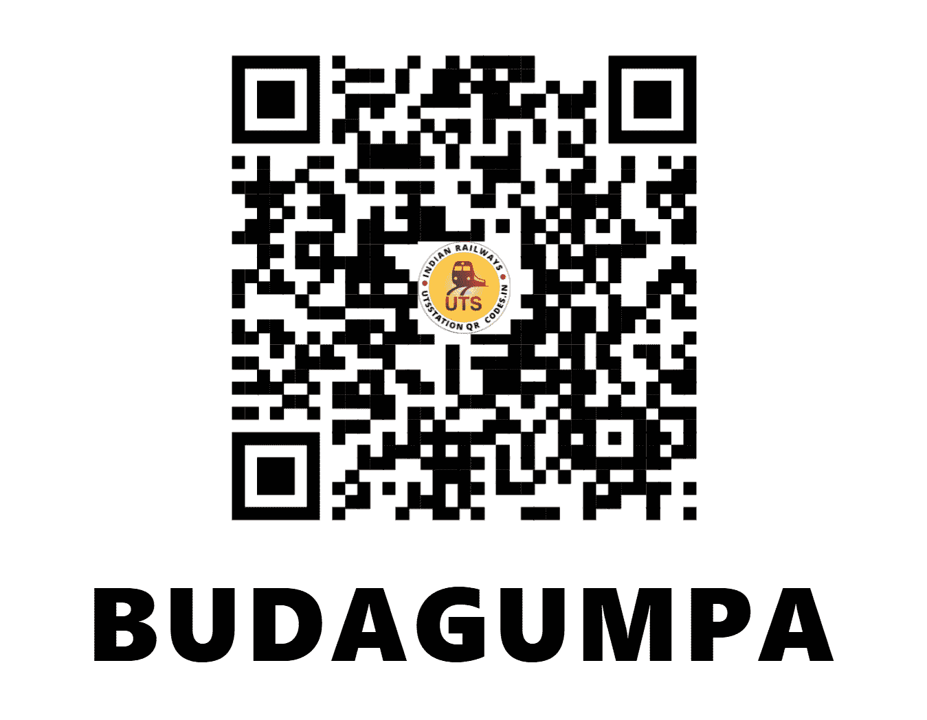 UTS QR Code for BUDAGUMPA - BDGU - SW (KARNATAKA)