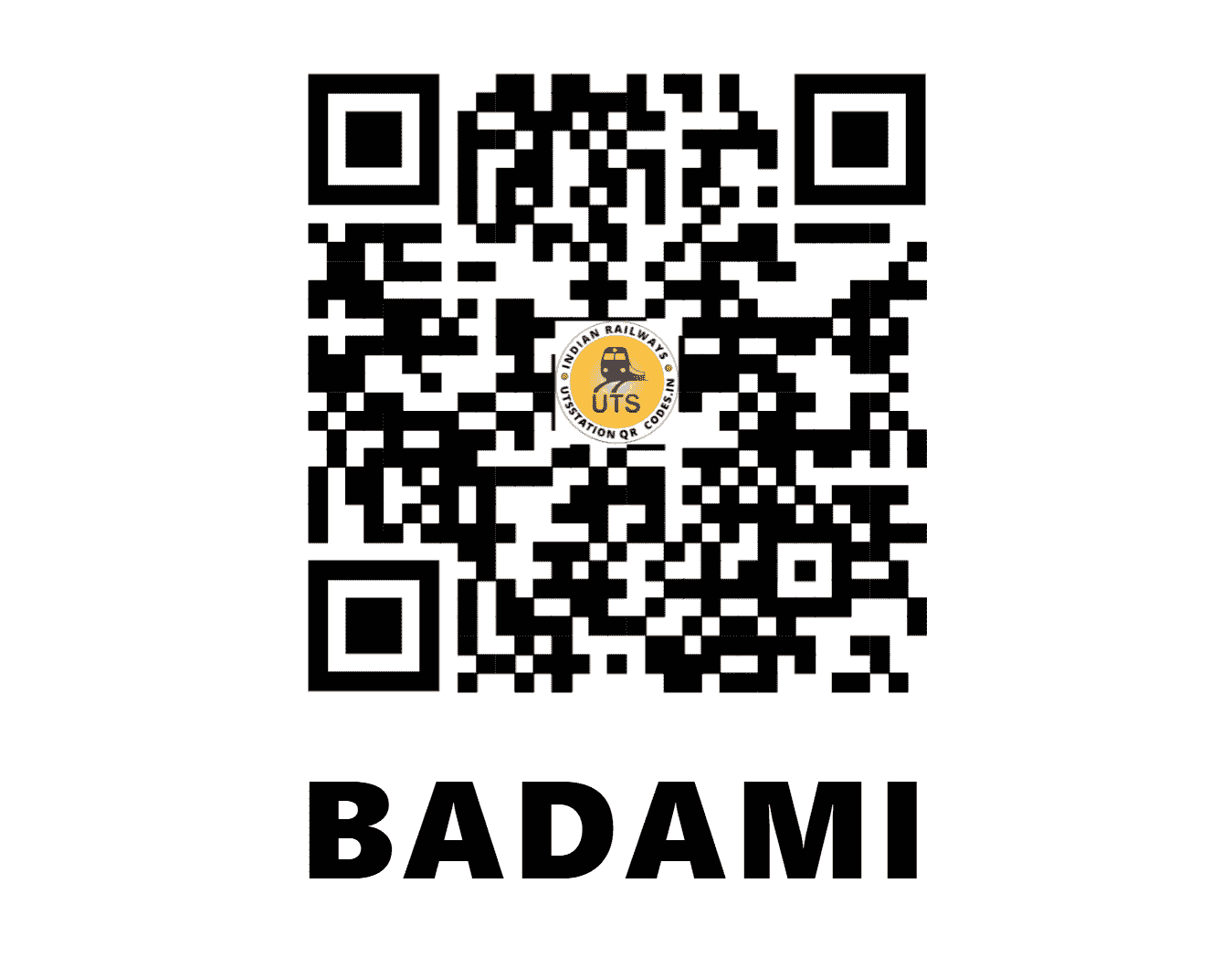 UTS QR Code for BADAMI - BDM - SW (KARNATAKA)