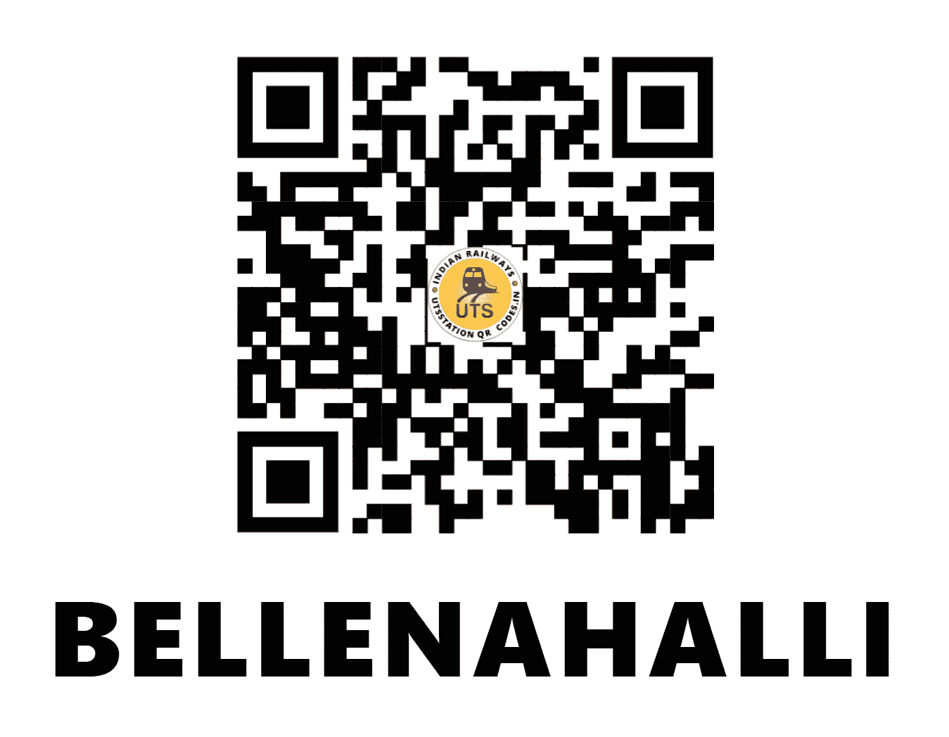 UTS QR Code for BELLENAHALLI - BNHL - SW (KARNATAKA)
