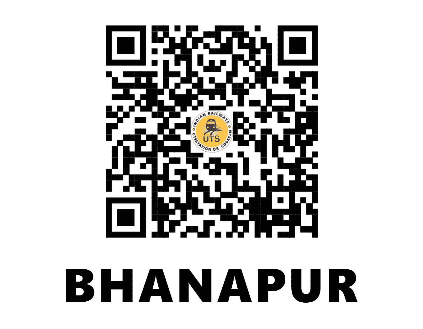 UTS QR Code for BHANAPUR - BNP - SW (KARNATAKA)
