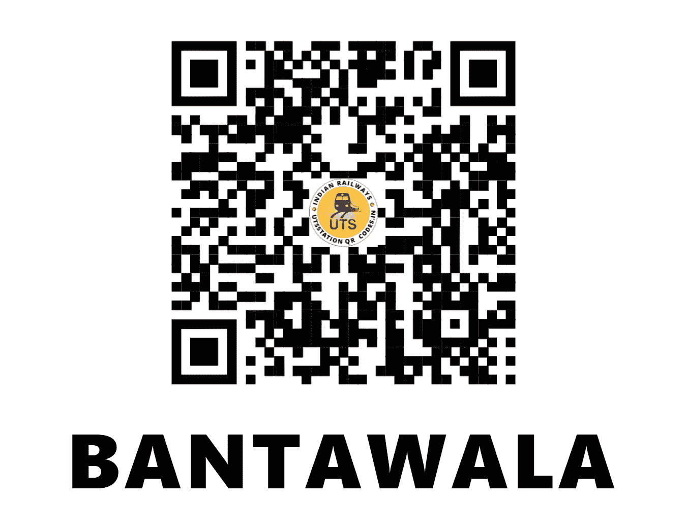UTS QR Code for BANTAWALA - BNTL - SW (KARNATAKA)