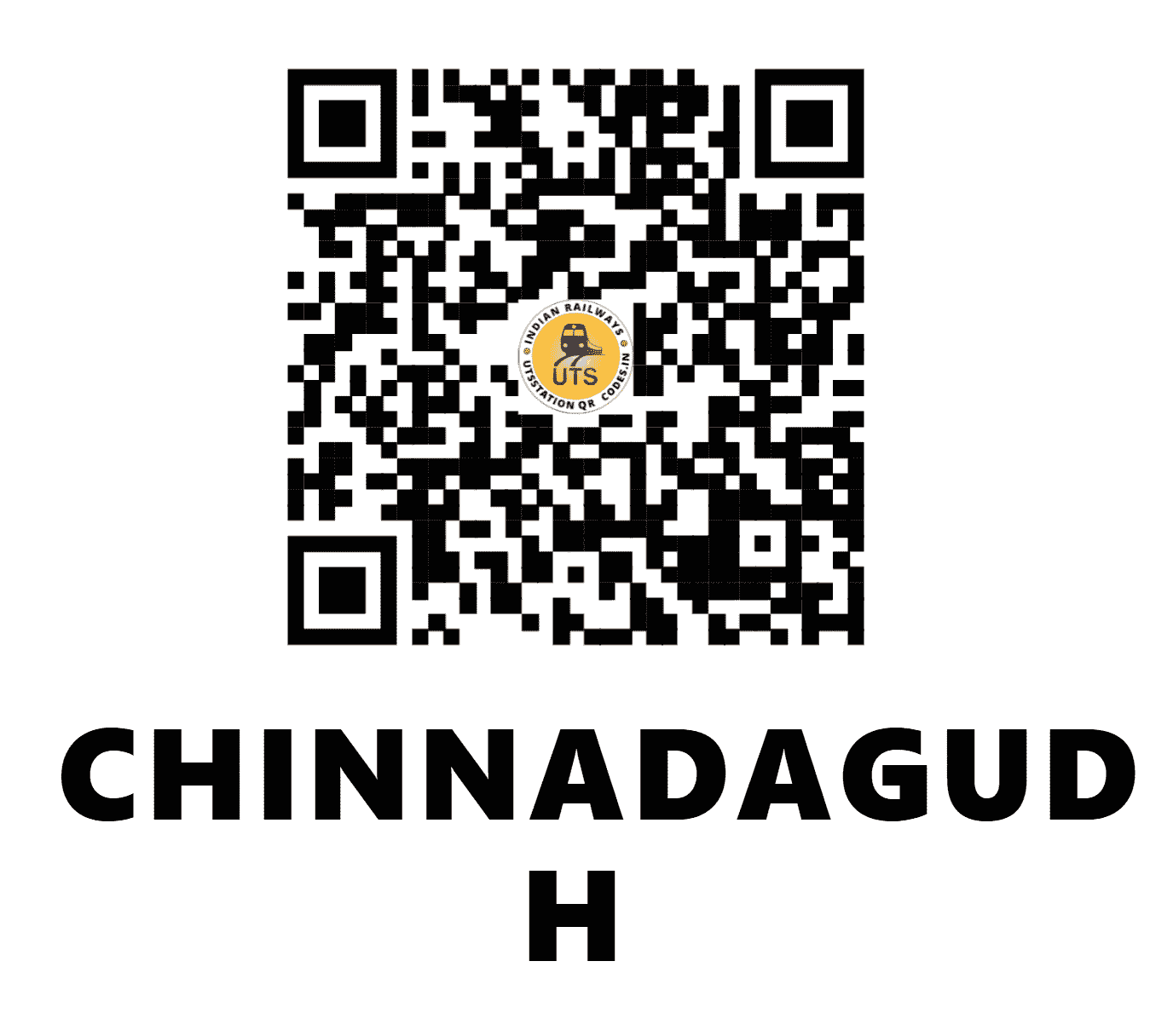 UTS QR Code for CHINNADAGUDIHUNDI H - CGHD - SW (KARNATAKA)