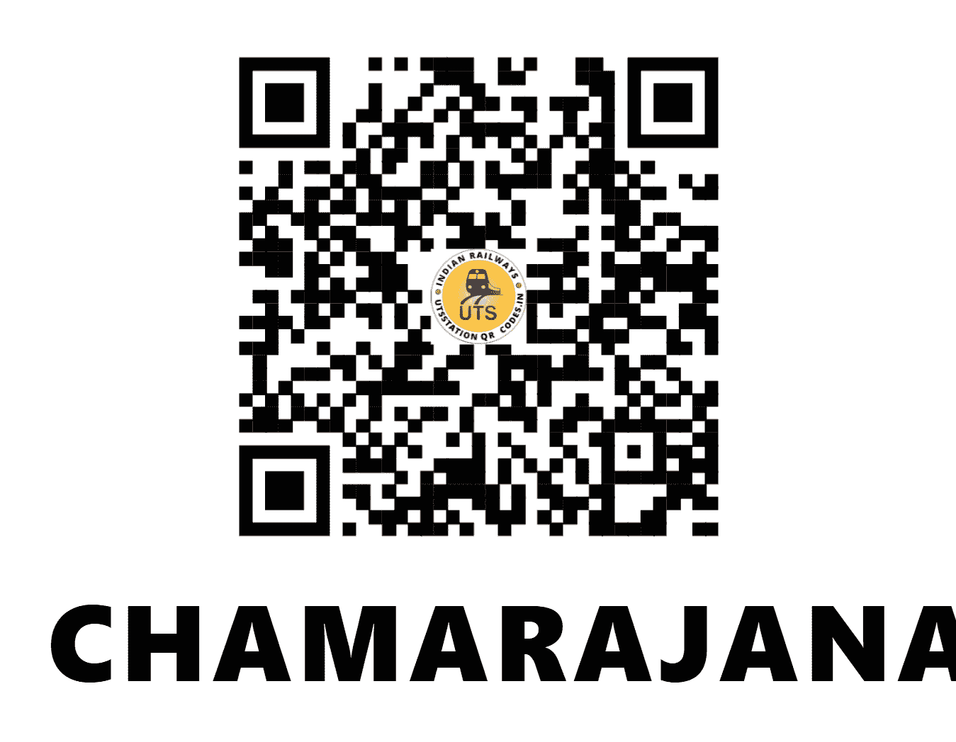 UTS QR Code for CHAMARAJANAGAR - CMNR - SW (KARNATAKA)