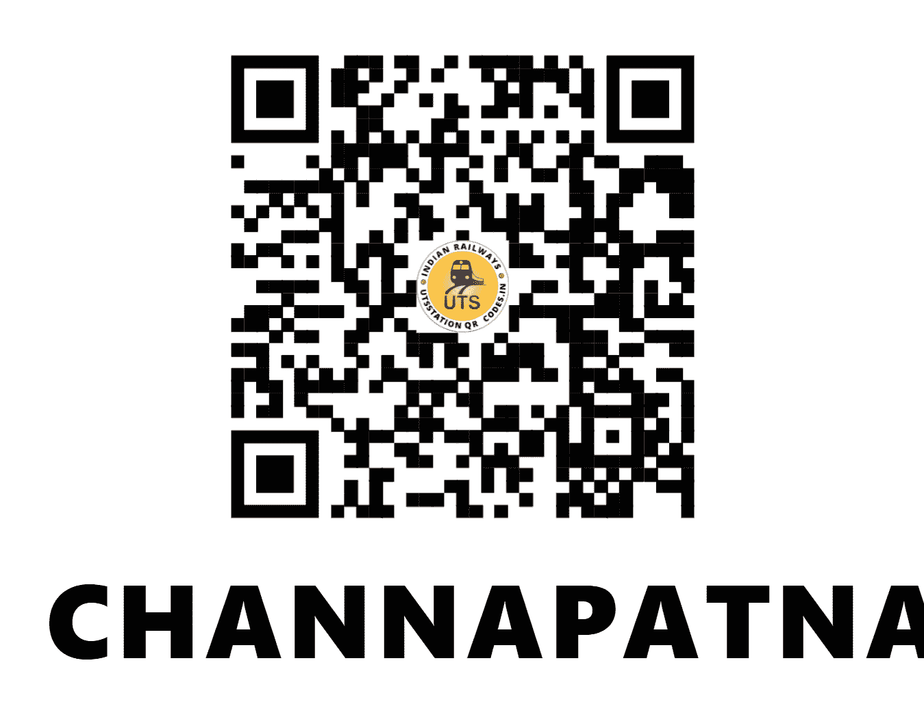UTS QR Code for CHANNAPATNA - CPT - SW (KARNATAKA)