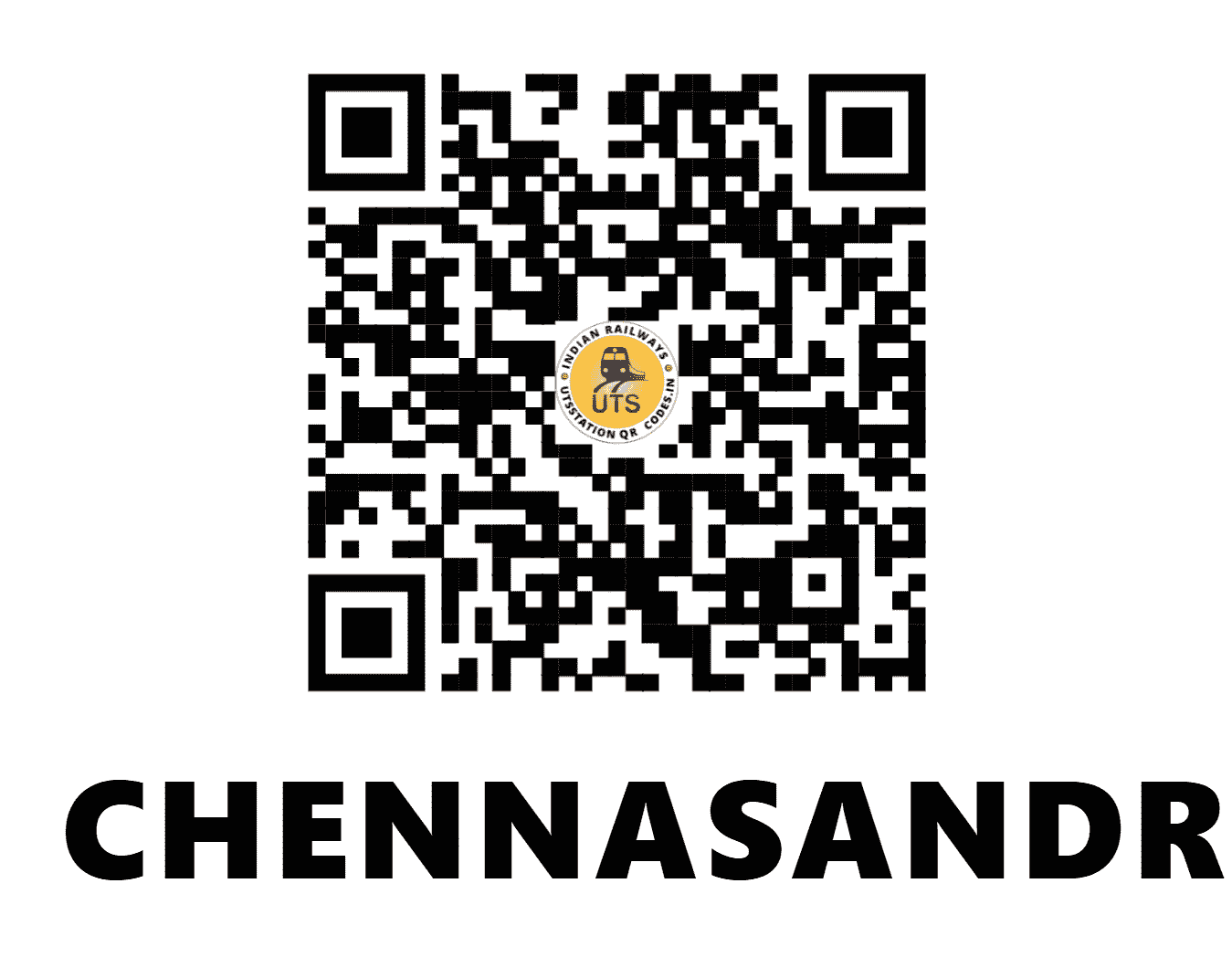 UTS QR Code for CHENNASANDRA - CSDR - SW (KARNATAKA)