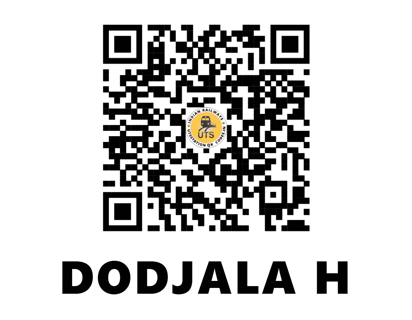 UTS QR Code for DODJALA H - DJL - SW (KARNATAKA)
