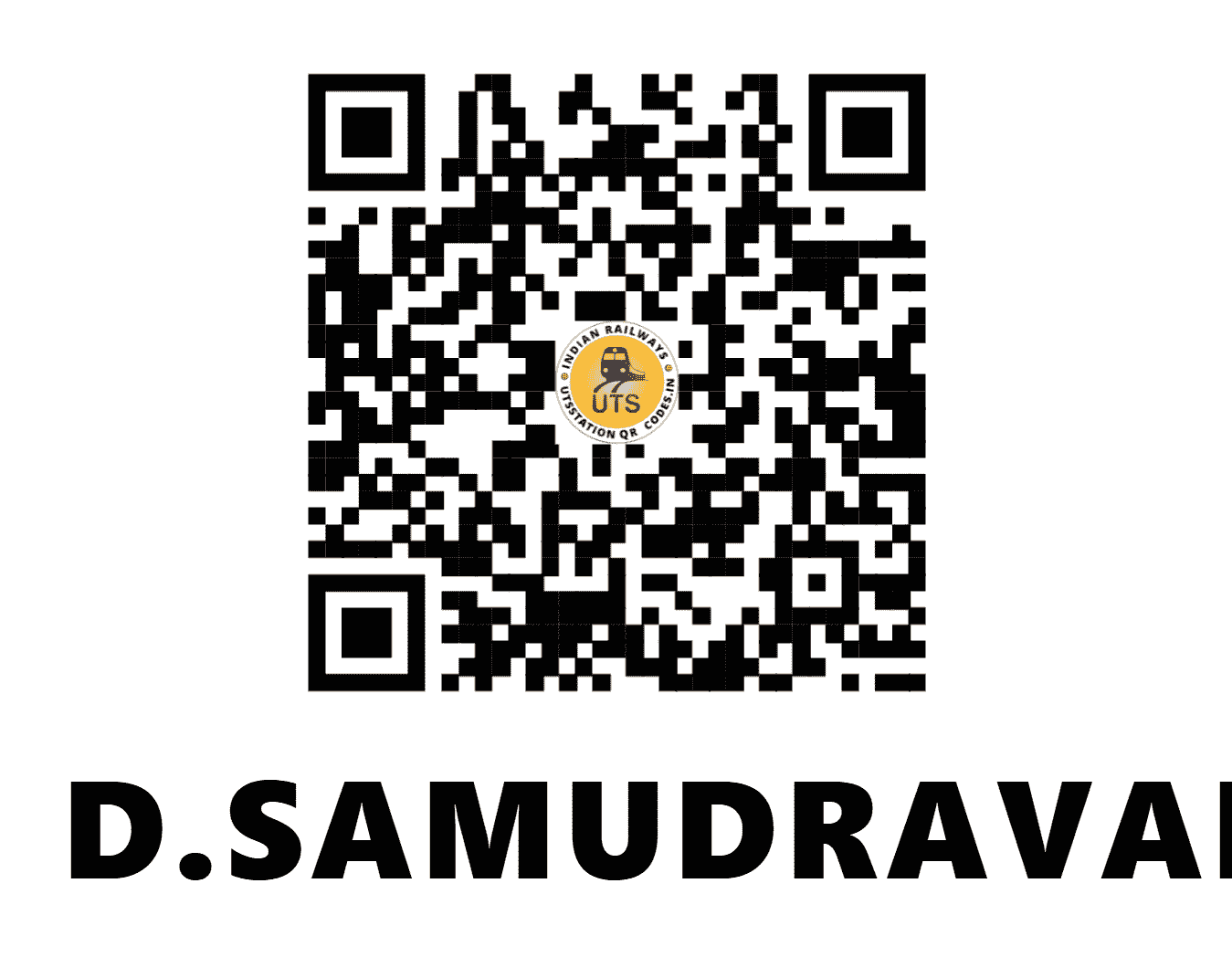 UTS QR Code for D.SAMUDRAVALLI - DSVS - SW (KARNATAKA)