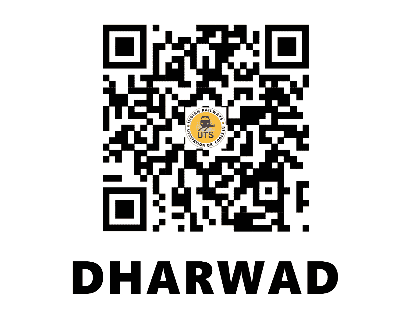 UTS QR Code for DHARWAD - DWR - SW (KARNATAKA)