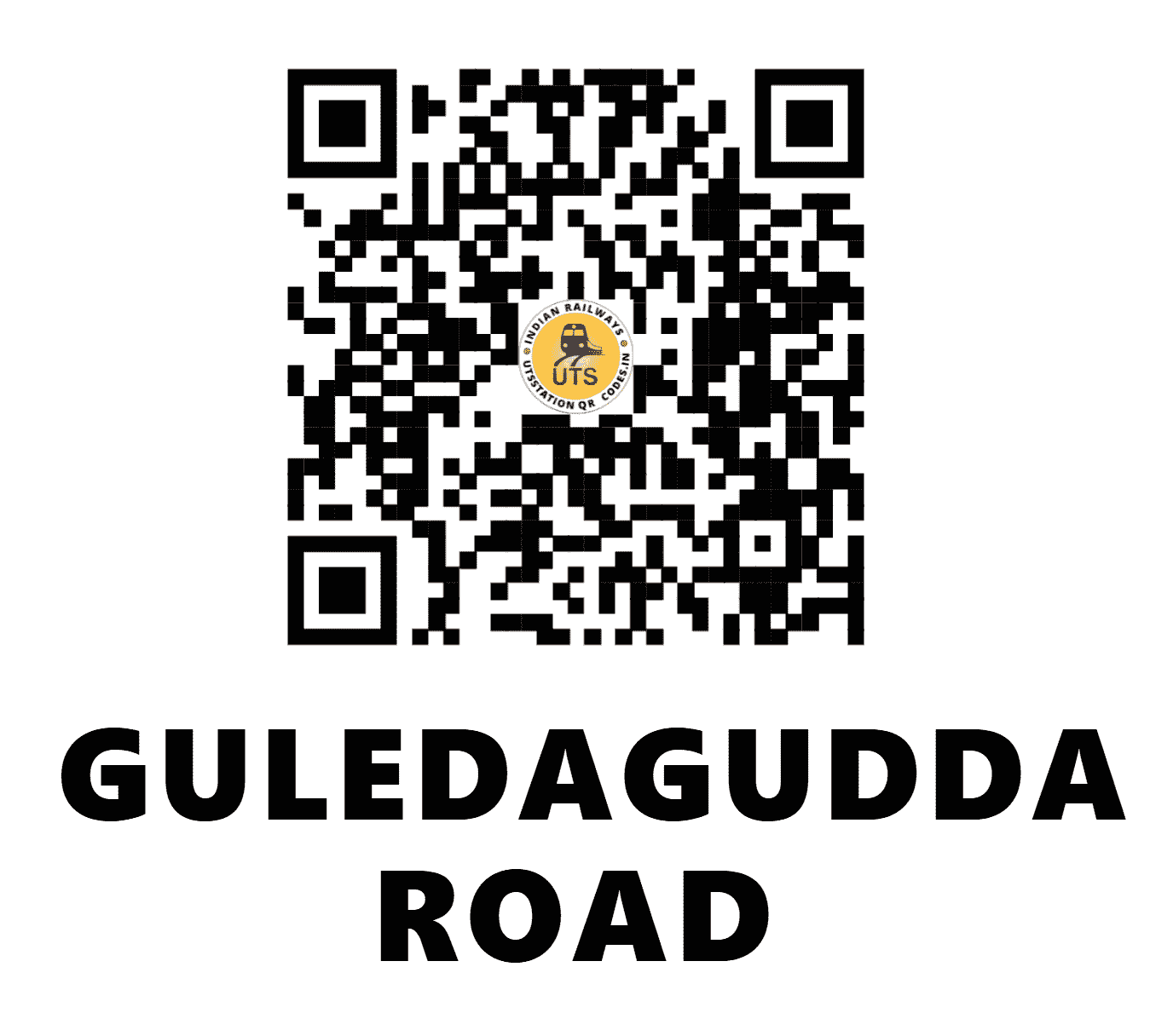 UTS QR Code for GULEDAGUDDA ROAD - GED - SW (KARNATAKA)