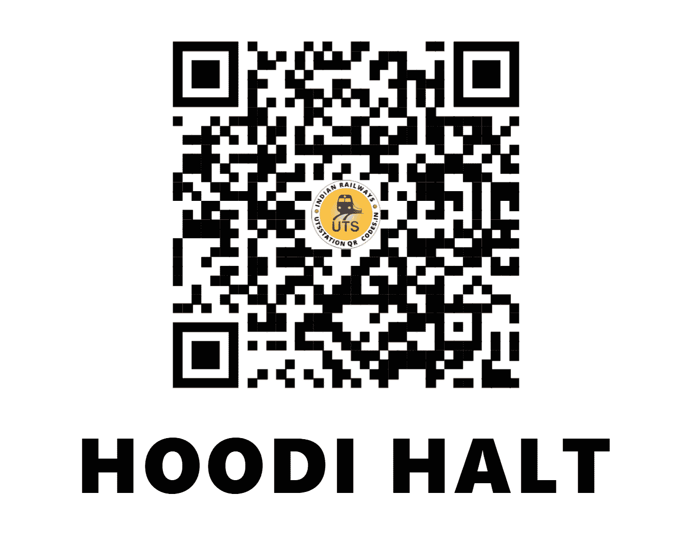 UTS QR Code for HOODI HALT - HDIH - SW (KARNATAKA)