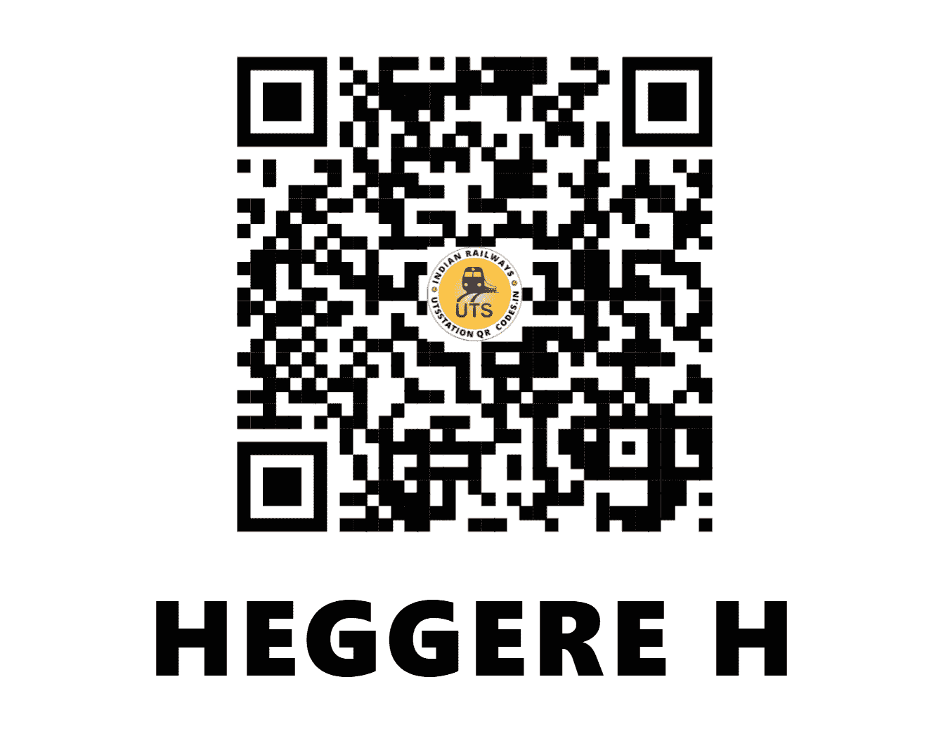 UTS QR Code for HEGGERE H - HEI - SW (KARNATAKA)