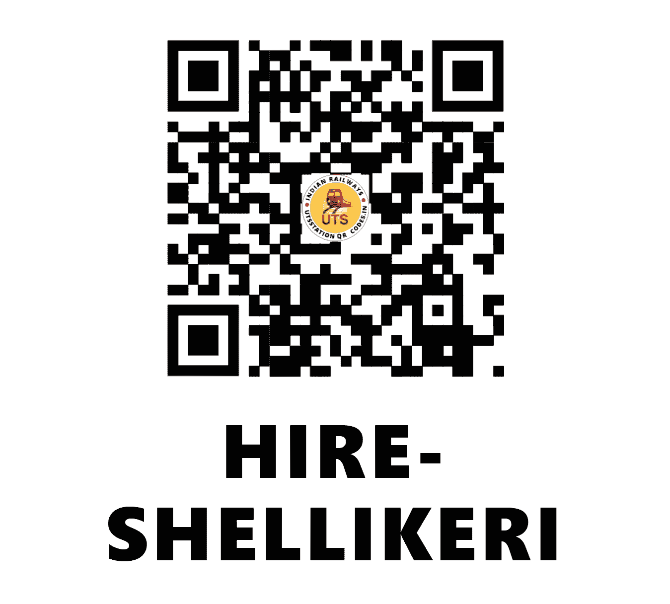 UTS QR Code for HIRE-SHELLIKERI - HESK - SW (KARNATAKA)