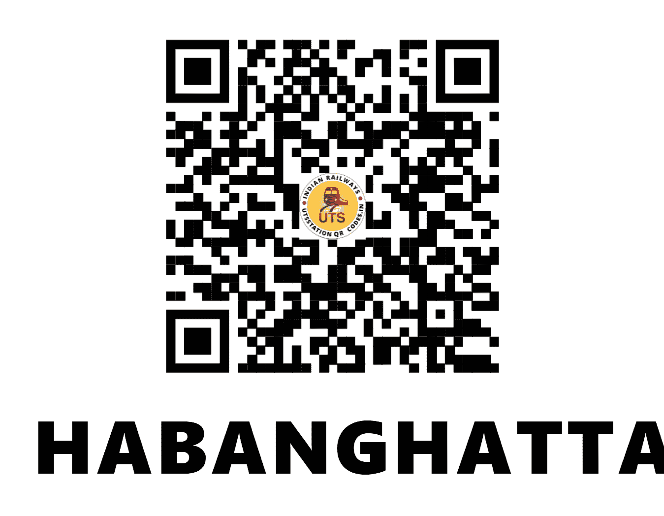 UTS QR Code for HABANGHATTA - HHT - SW (KARNATAKA)