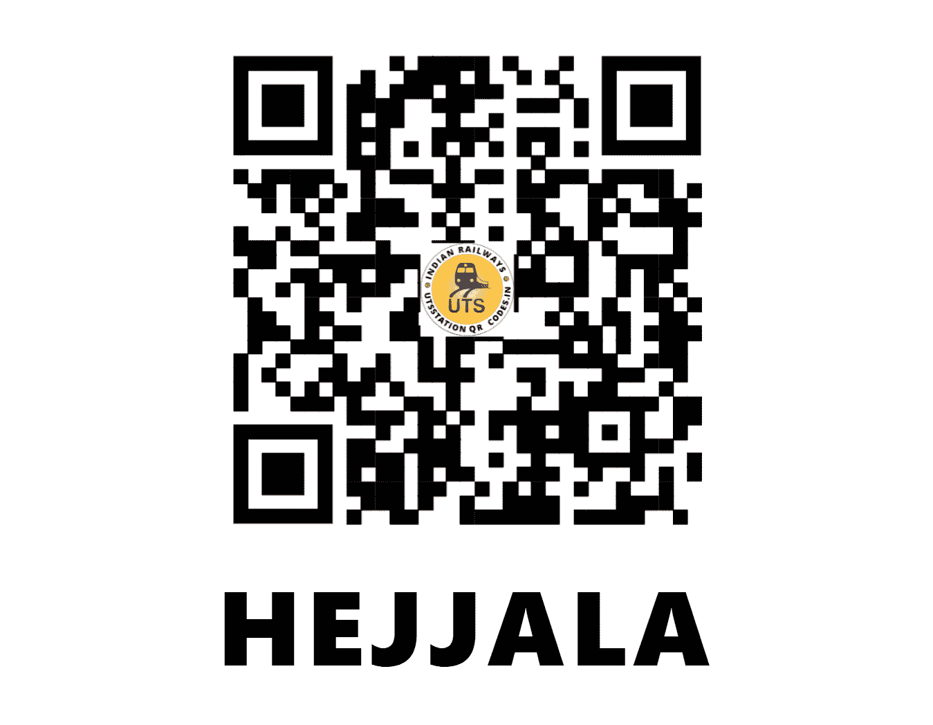 UTS QR Code for HEJJALA - HJL - SW (KARNATAKA)