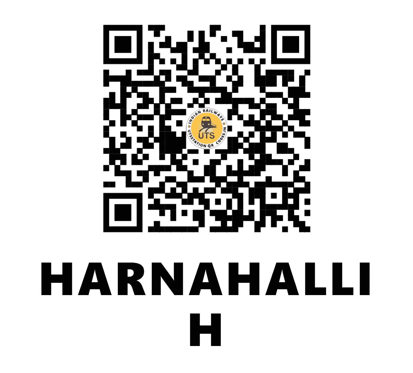 UTS QR Code for HARNAHALLI H - HNHL - SW (KARNATAKA)