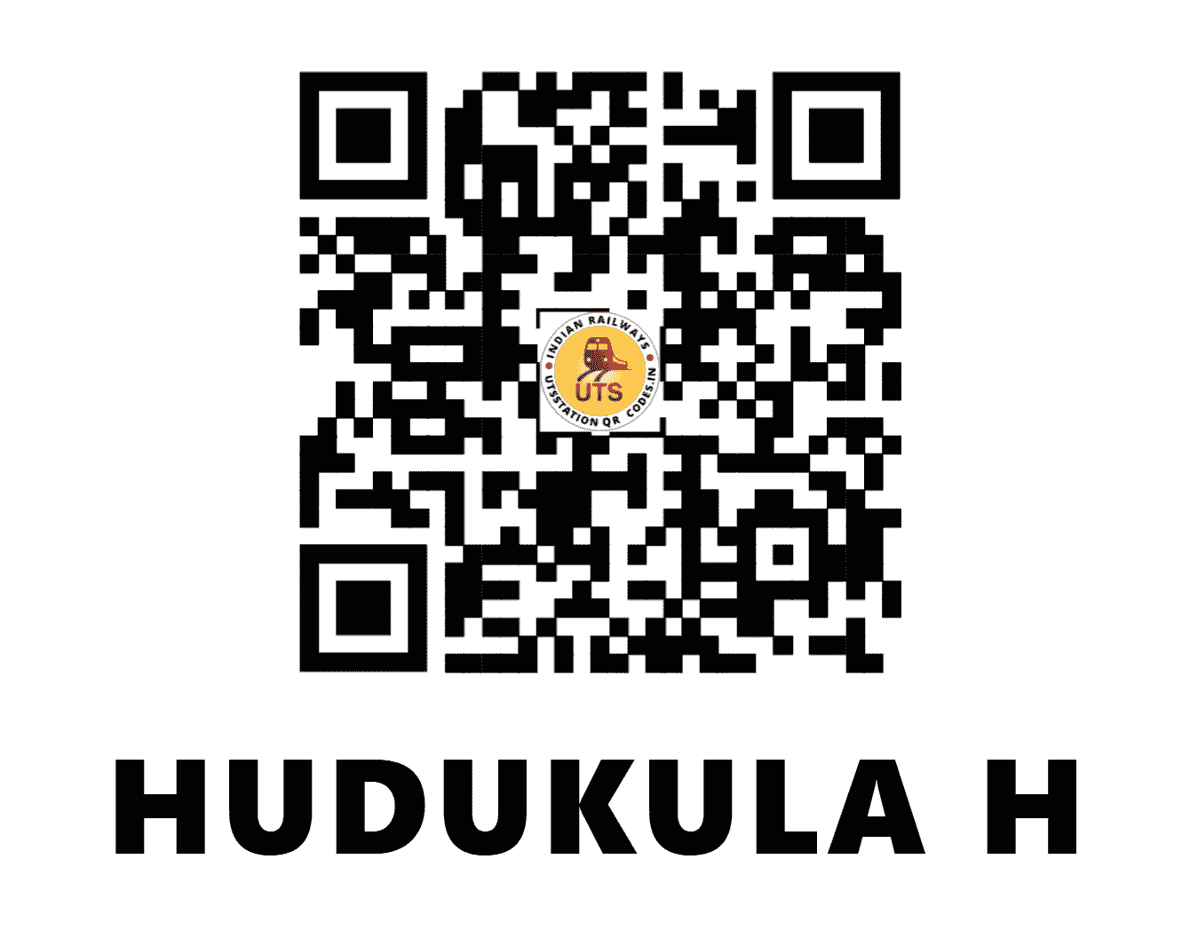 UTS QR Code for HUDUKULA H - HUD - SW (KARNATAKA)
