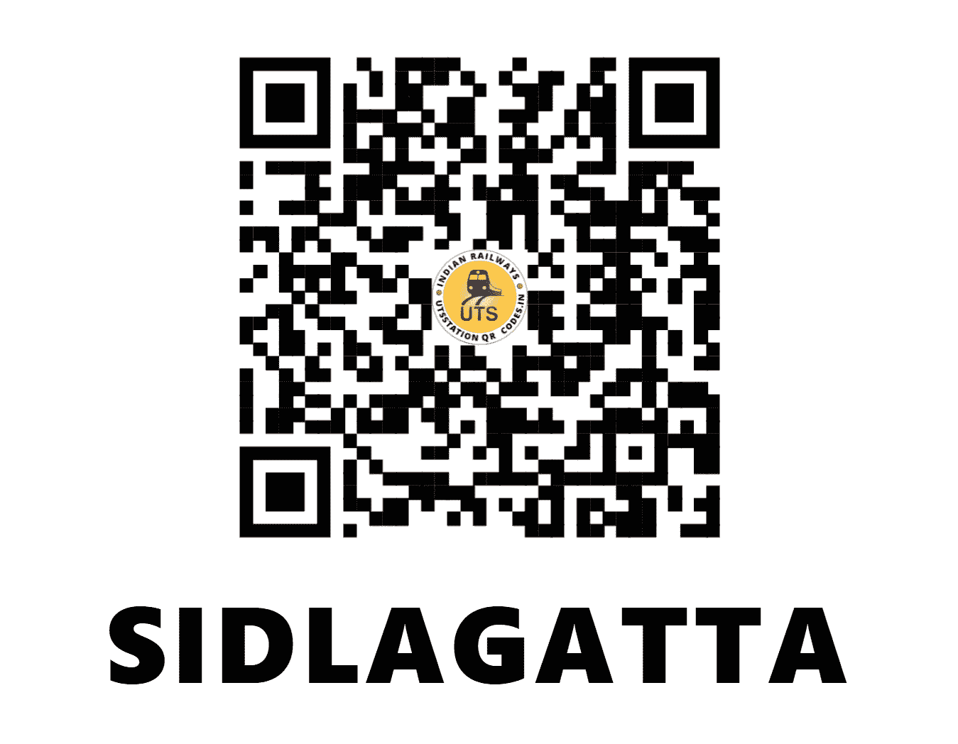 UTS QR Code for SIDLAGATTA - IDT - SW (KARNATAKA)