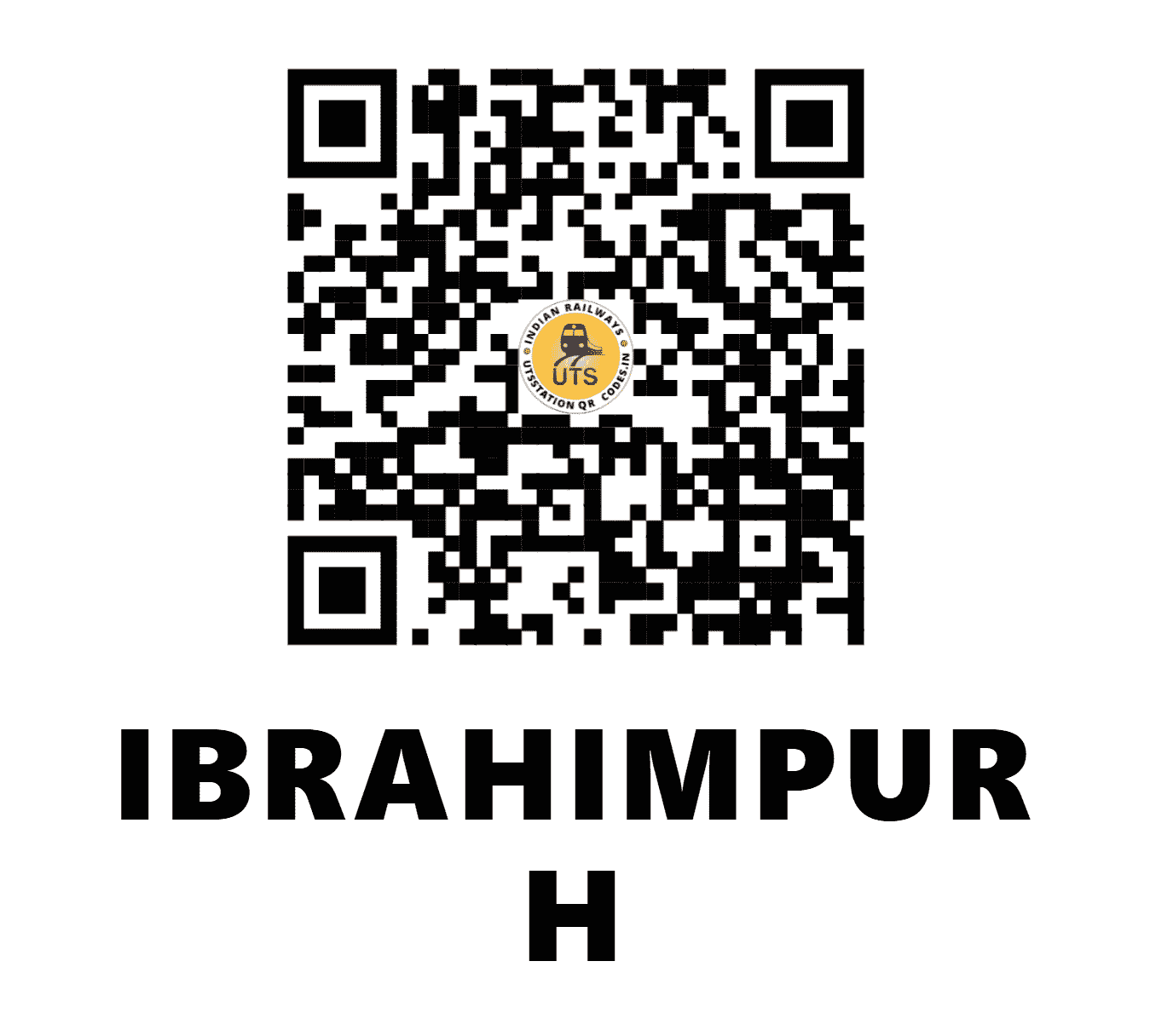 UTS QR Code for IBRAHIMPUR H - IMR - SW (KARNATAKA)