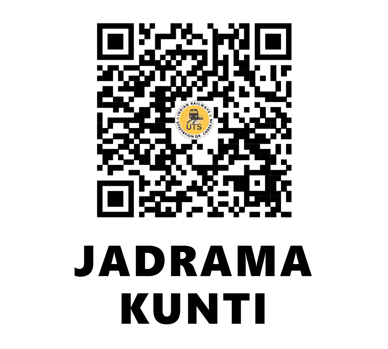 UTS QR Code for JADRAMA KUNTI - JRKT - SW (KARNATAKA)